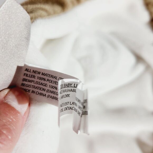 Levtex Deer Baby Security Blanket Lovey Brown White 11in 2018 Antlers Soft Toy - Picture 8 of 10